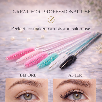 Pro Hygiene Lash & Brow Spoolies (50-Piece Set) Makeup art