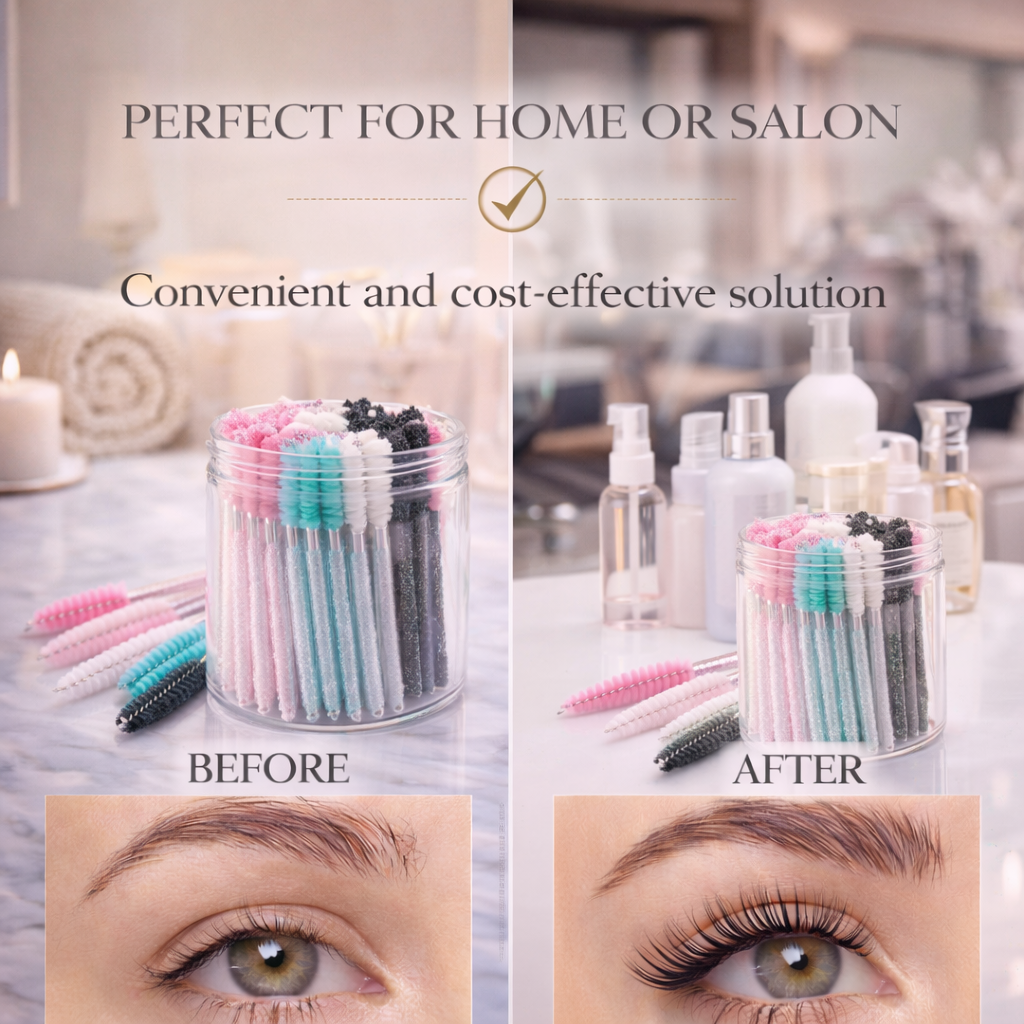 Pro Hygiene Lash & Brow Spoolies (50-Piece Set) Makeup art
