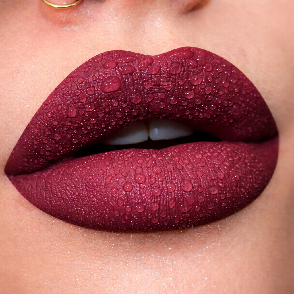 Velvet Matte Liquid Lipstick: Waterproof & Transfer-Proof Makeup art