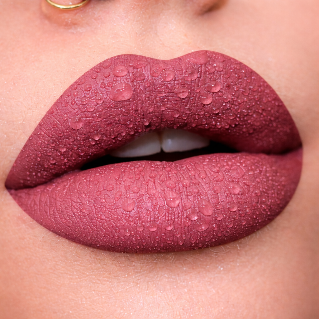 Velvet Matte Liquid Lipstick: Waterproof & Transfer-Proof Makeup art