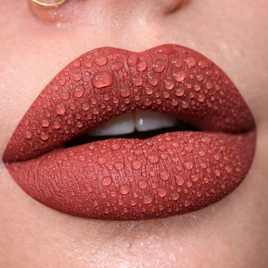Velvet Matte Liquid Lipstick: Waterproof & Transfer-Proof Makeup art