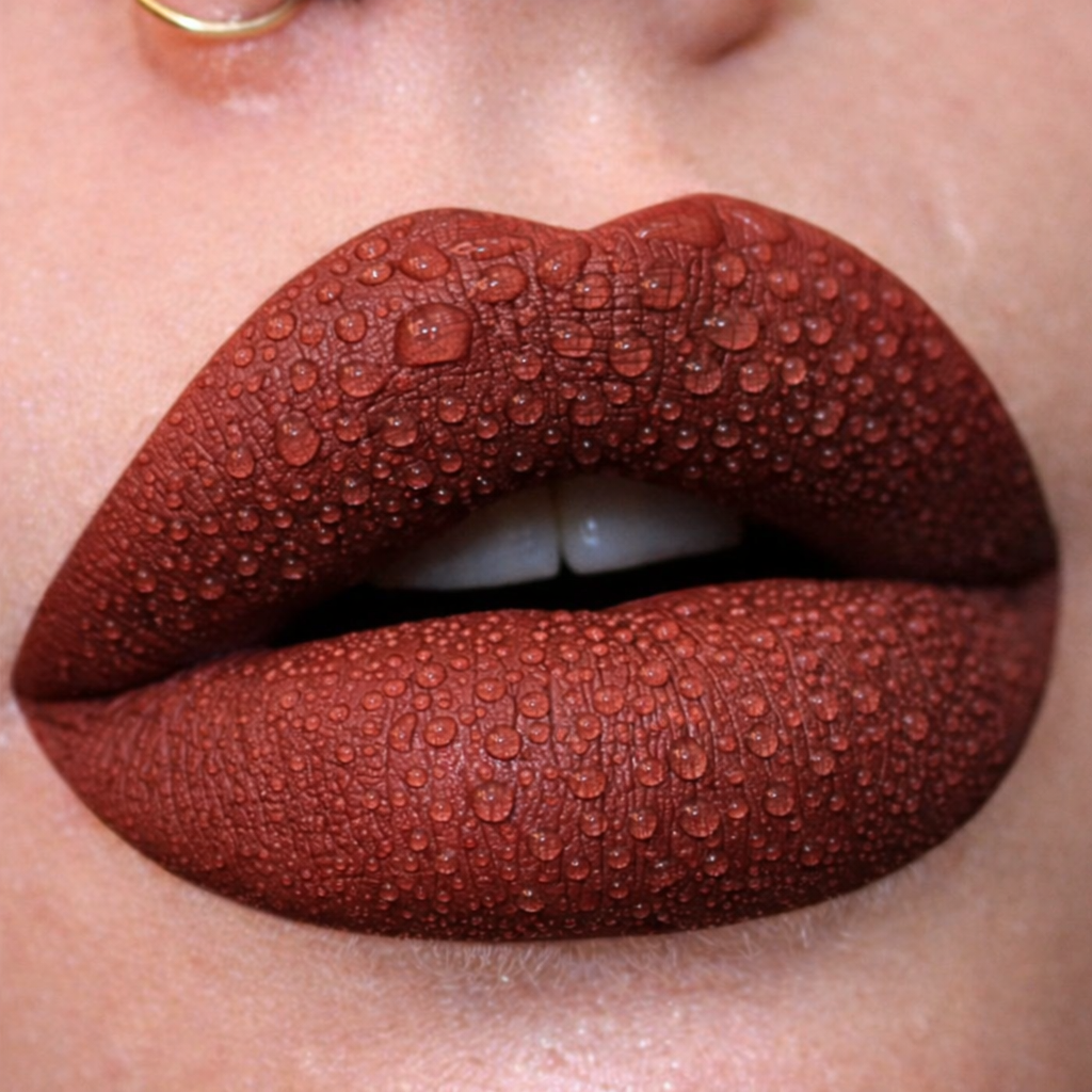 Velvet Matte Liquid Lipstick: Waterproof & Transfer-Proof Makeup art