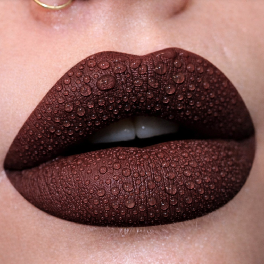 Velvet Matte Liquid Lipstick: Waterproof & Transfer-Proof Makeup art