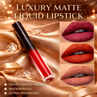 Velvet Matte Liquid Lipstick: Waterproof & Transfer-Proof Makeup art
