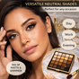 25-Color Eyeshadow Palette - Matte & Shimmer Nudes Makeup art