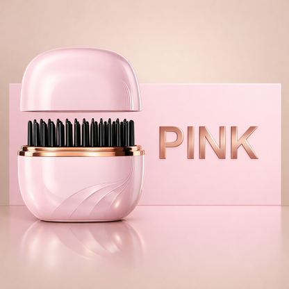 Cordless Electric Hair Straightening Brush Makeup art