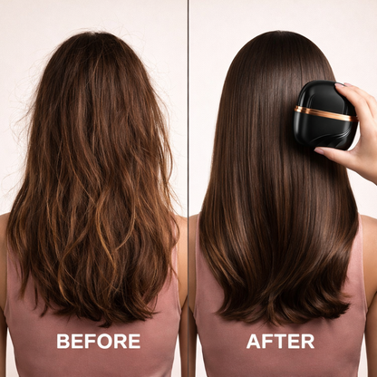 Cordless Electric Hair Straightening Brush Makeup art