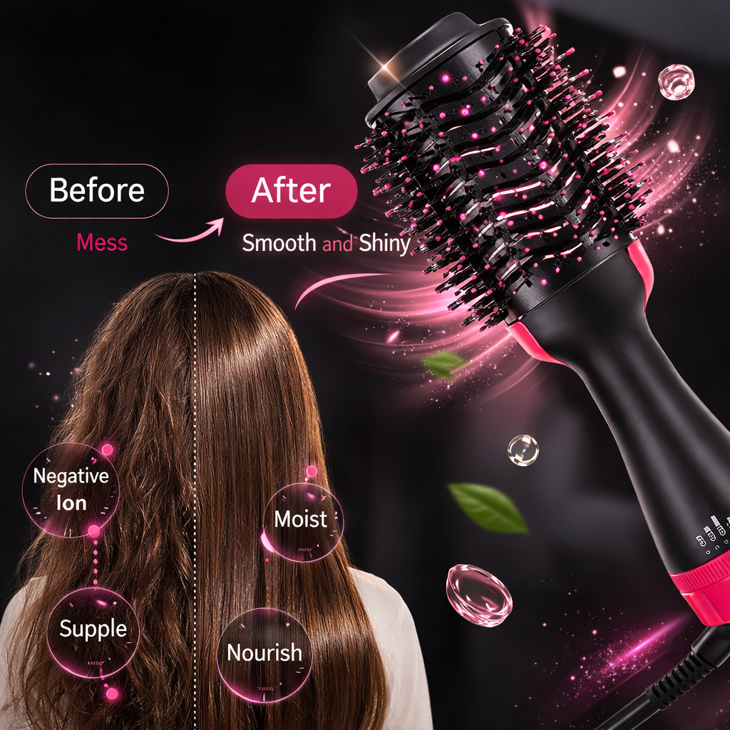 One-Step Salon Blowout & Volumiser Makeup art