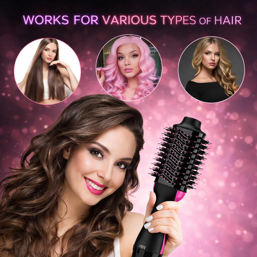One-Step Salon Blowout & Volumiser Makeup art