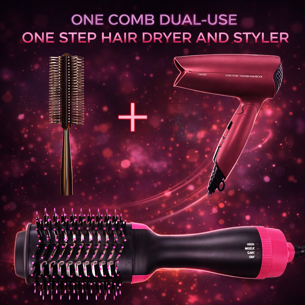 One-Step Salon Blowout & Volumiser Makeup art