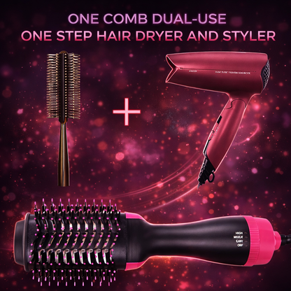 One-Step Salon Blowout & Volumiser Makeup art