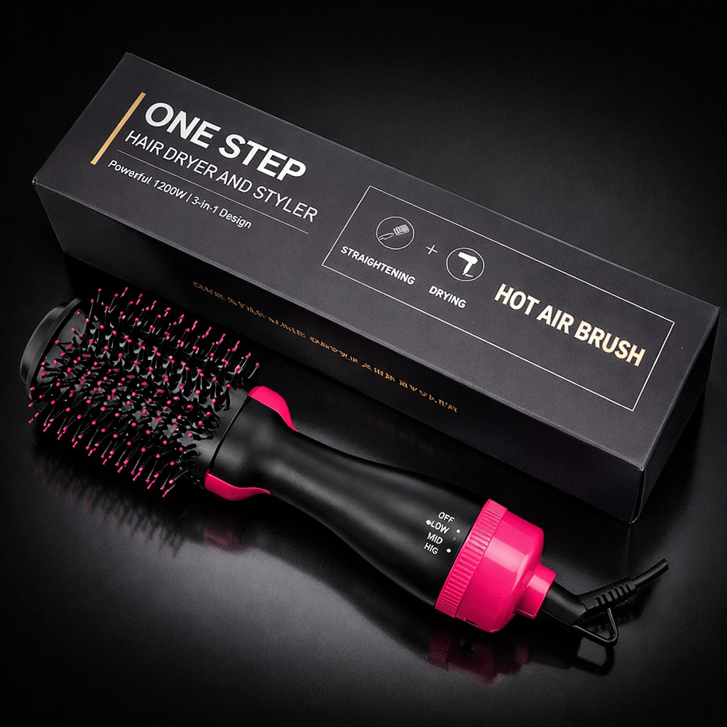 One-Step Salon Blowout & Volumiser Makeup art