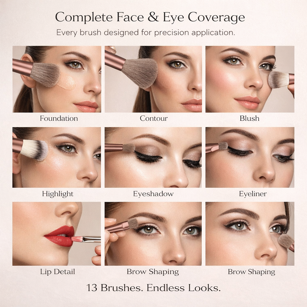 Premium Soft Touch Makeup Brush Set Makeup art