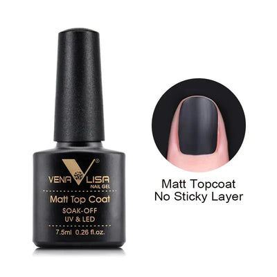 VENALISA 7.5ml Nail Gel Polish VIP5 HEMA Free Semi Permanent Soak off UV LED Nail Gel Varnish Full Coverage Nail Gel Lacquer Makeup art