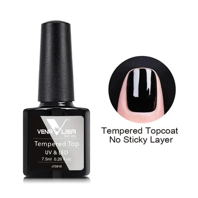 VENALISA 7.5ml Nail Gel Polish VIP5 HEMA Free Semi Permanent Soak off UV LED Nail Gel Varnish Full Coverage Nail Gel Lacquer Makeup art