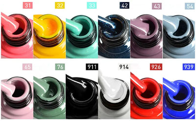 VENALISA 7.5ml Nail Gel Polish VIP5 HEMA Free Semi Permanent Soak off UV LED Nail Gel Varnish Full Coverage Nail Gel Lacquer Makeup art