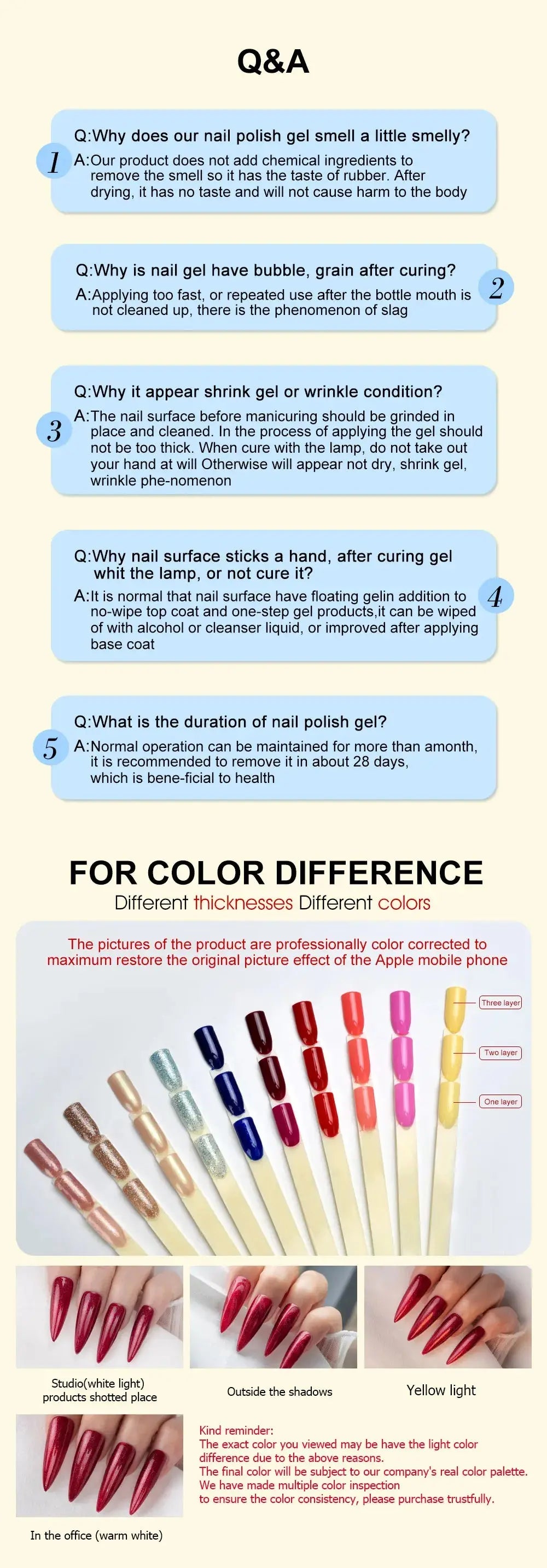 VENALISA 7.5ml Nail Gel Polish VIP5 HEMA Free Semi Permanent Soak off UV LED Nail Gel Varnish Full Coverage Nail Gel Lacquer Makeup art