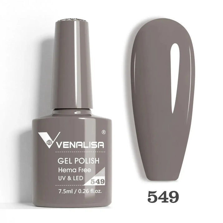VENALISA 7.5ml Nail Gel Polish VIP5 HEMA Free Semi Permanent Soak off UV LED Nail Gel Varnish Full Coverage Nail Gel Lacquer Makeup art