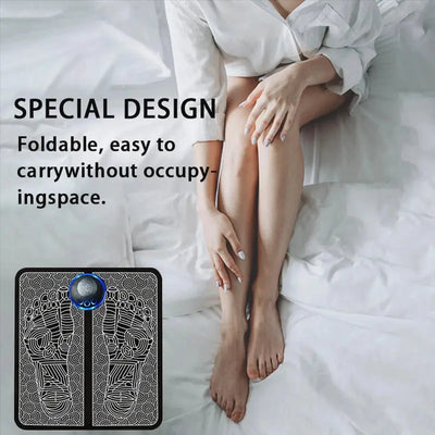Electric Foot Massager Pad Muscle Massage Relaxation Trainer For Massage Fitness Outdoor Sport Home Family Relax Makeup art
