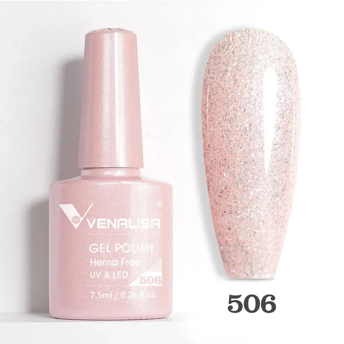 VENALISA 7.5ml Nail Gel Polish VIP5 HEMA Free Semi Permanent Soak off UV LED Nail Gel Varnish Full Coverage Nail Gel Lacquer Makeup art