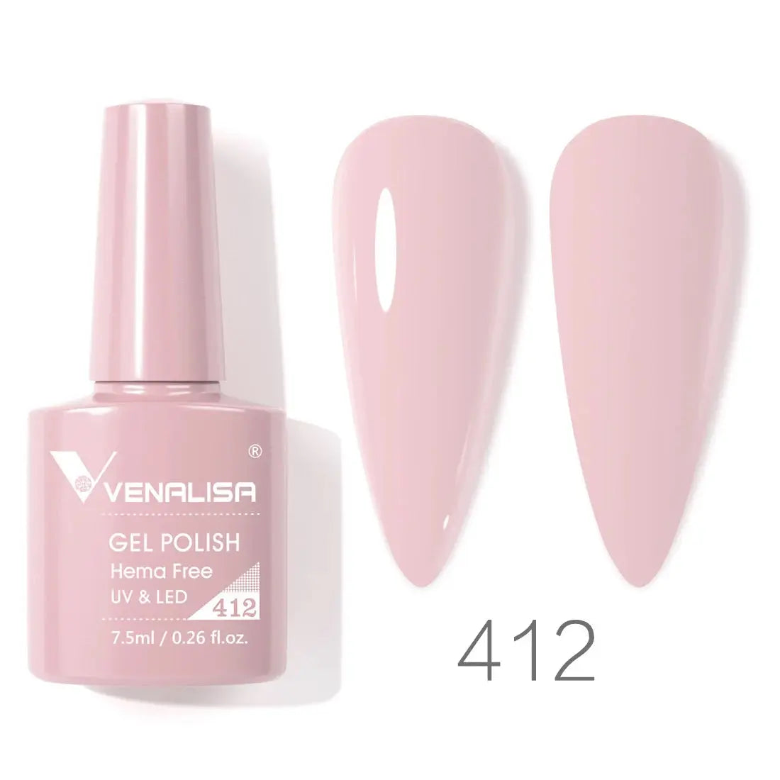 VENALISA 7.5ml Nail Gel Polish VIP5 HEMA Free Semi Permanent Soak off UV LED Nail Gel Varnish Full Coverage Nail Gel Lacquer Makeup art