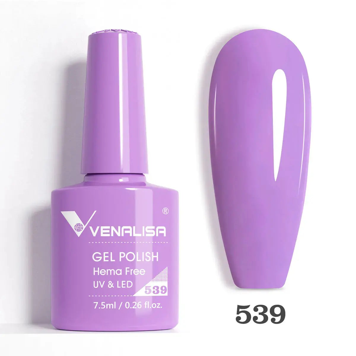 VENALISA 7.5ml Nail Gel Polish VIP5 HEMA Free Semi Permanent Soak off UV LED Nail Gel Varnish Full Coverage Nail Gel Lacquer Makeup art