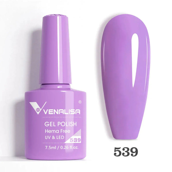 VENALISA 7.5ml Nail Gel Polish VIP5 HEMA Free Semi Permanent Soak off UV LED Nail Gel Varnish Full Coverage Nail Gel Lacquer Makeup art