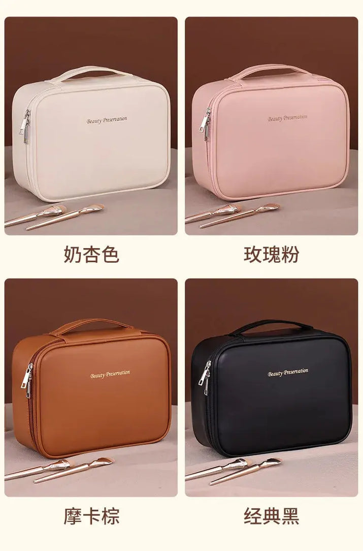 New Women's Cosmetic Bag Portable Storage Bag Large Capacity Luxury Makeup Bag Travel Organizer Essentials Toiletry Bags Makeup art