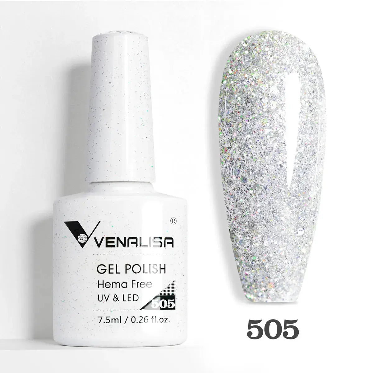 VENALISA 7.5ml Nail Gel Polish VIP5 HEMA Free Semi Permanent Soak off UV LED Nail Gel Varnish Full Coverage Nail Gel Lacquer Makeup art