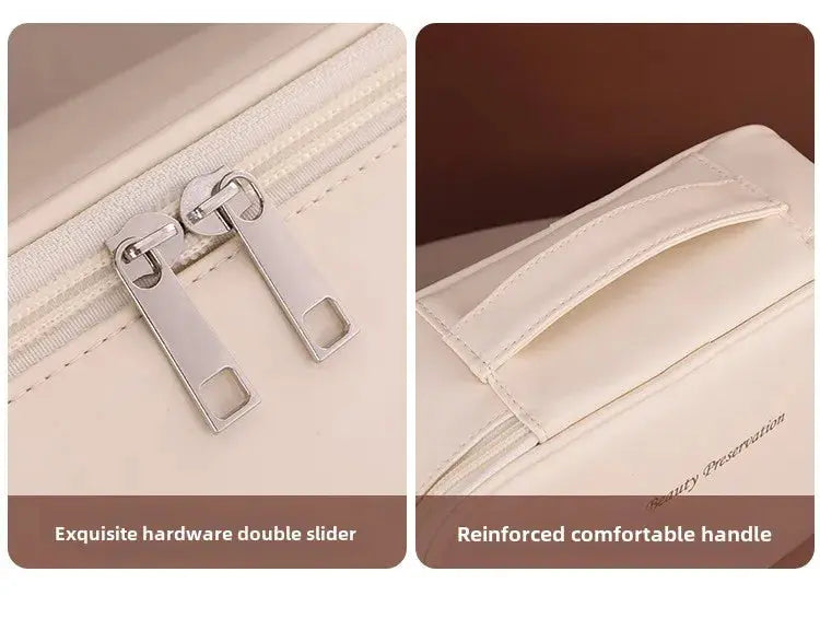 New Women's Cosmetic Bag Portable Storage Bag Large Capacity Luxury Makeup Bag Travel Organizer Essentials Toiletry Bags Makeup art