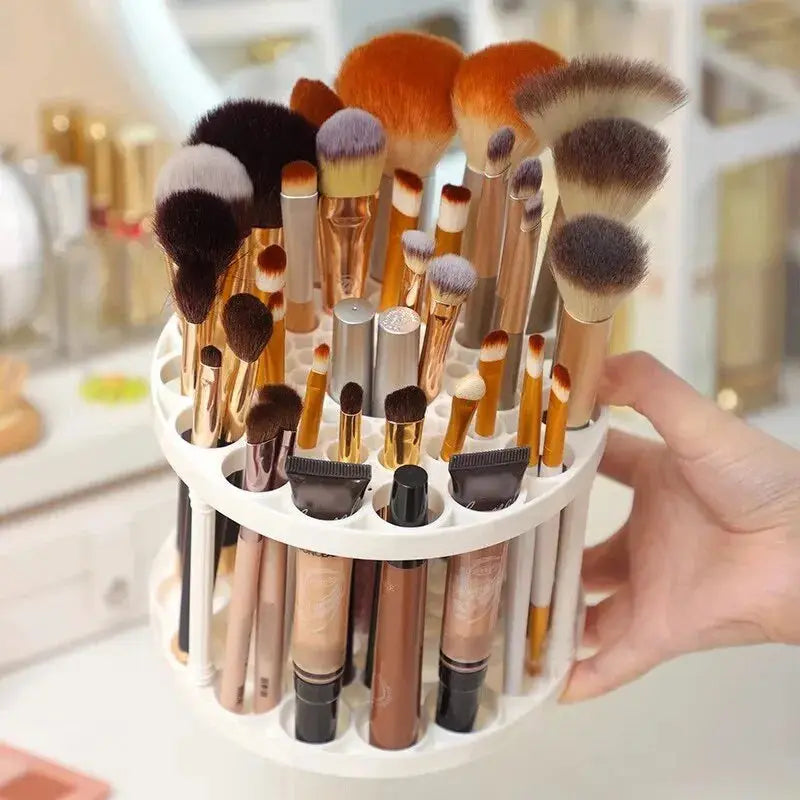 360° Rotating Makeup Brush & Accessory Organizer Makeup art
