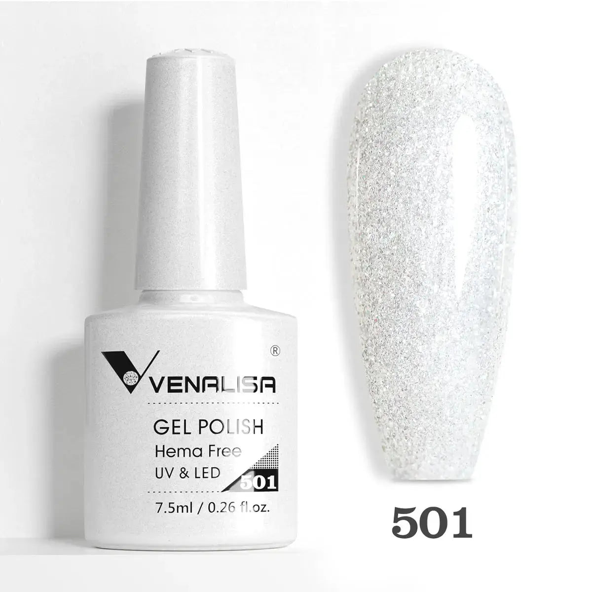 VENALISA 7.5ml Nail Gel Polish VIP5 HEMA Free Semi Permanent Soak off UV LED Nail Gel Varnish Full Coverage Nail Gel Lacquer Makeup art