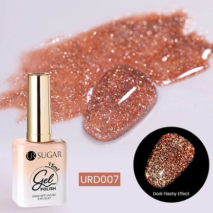 The Diamond Glow™ | Reflective Glitter Gel Polish Makeup art