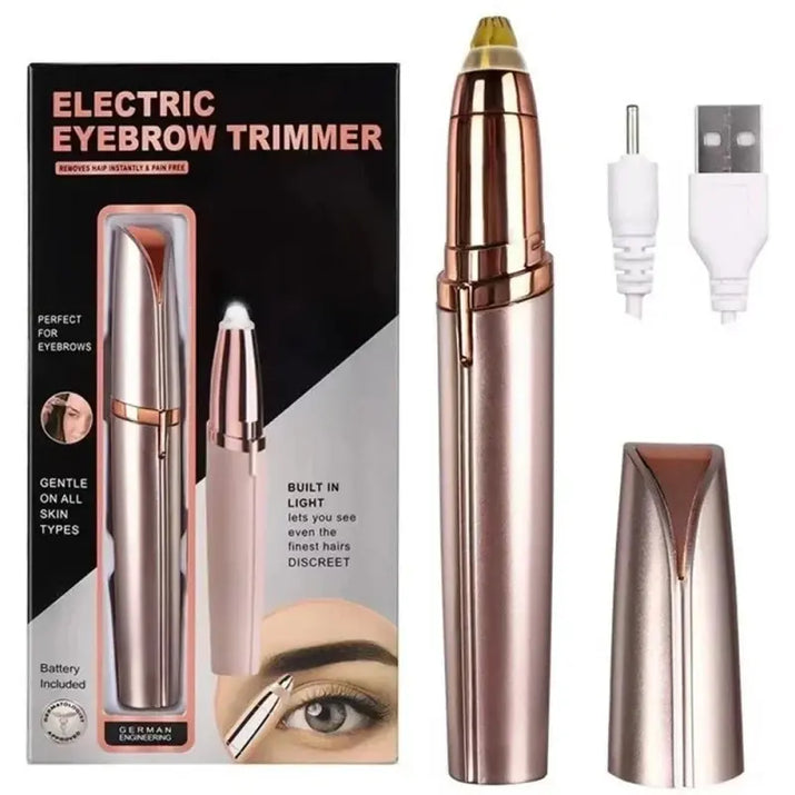 Electric Face Eyebrow Trimmer Eye Brow Shaper Pencil Hair Remover For Women Makeup Painless Automatic Eyebrow Shavers Depilator Makeup art
