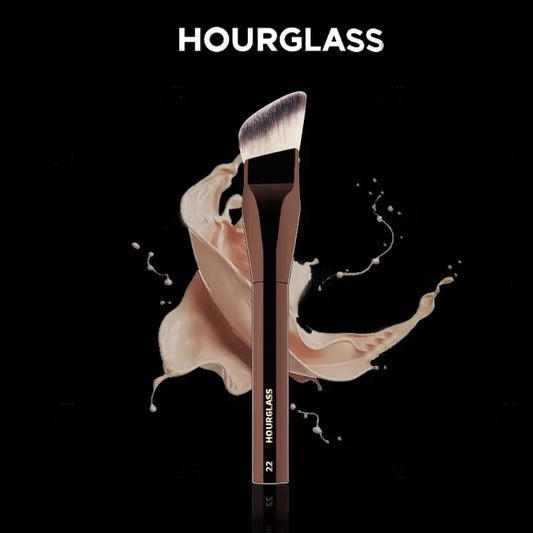 HOURGLASS Angled Liquid Foundation Brushes Foundation Cream Brush Blush Brush  Base Make Up Tool-022 Makeup art