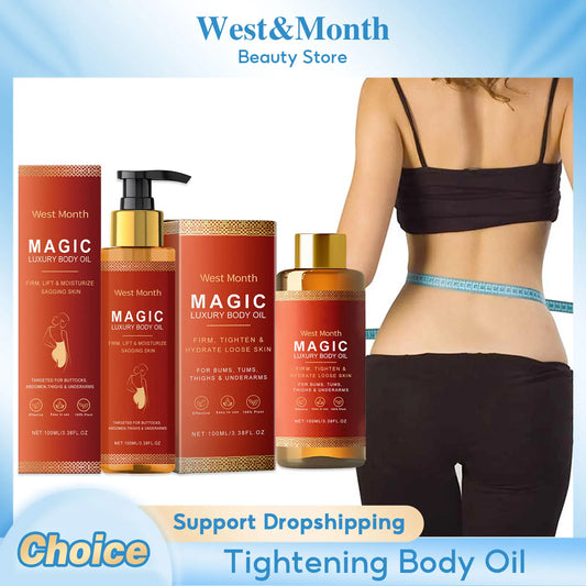 Luxury Magic Body Oil – Deeply Moisturizing & Firming for Dry Skin | Chest & Thighs