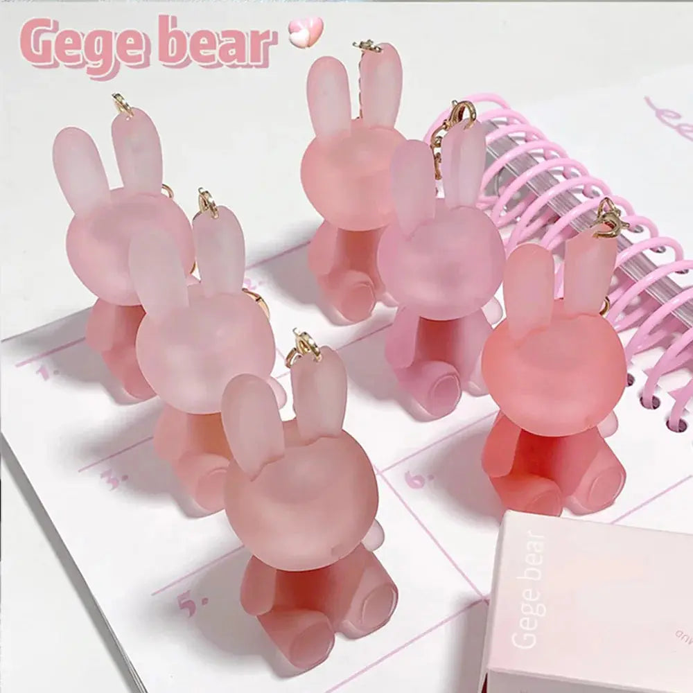 Gege Bear Rabbit Lip Glaze, Matte Velvet Lip Clay Long-lasting Color Non-drying Lipstick Makeup art