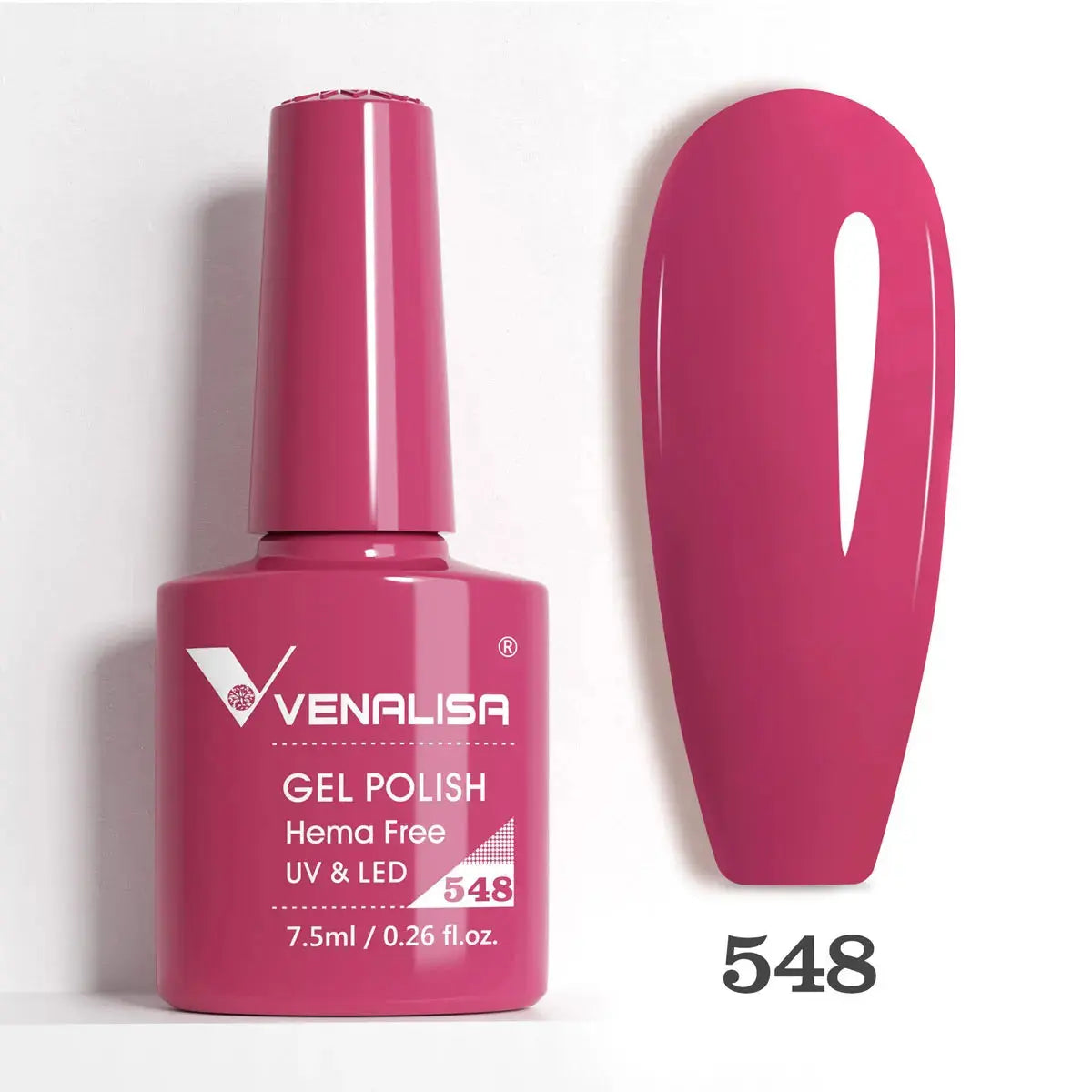 VENALISA 7.5ml Nail Gel Polish VIP5 HEMA Free Semi Permanent Soak off UV LED Nail Gel Varnish Full Coverage Nail Gel Lacquer Makeup art