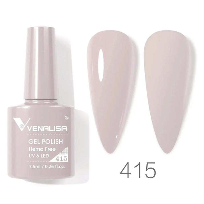 VENALISA 7.5ml Nail Gel Polish VIP5 HEMA Free Semi Permanent Soak off UV LED Nail Gel Varnish Full Coverage Nail Gel Lacquer Makeup art
