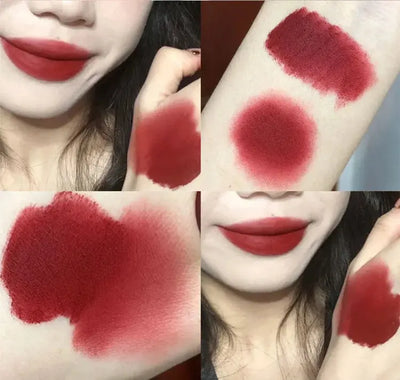 Gege Bear Rabbit Lip Glaze, Matte Velvet Lip Clay Long-lasting Color Non-drying Lipstick Makeup art