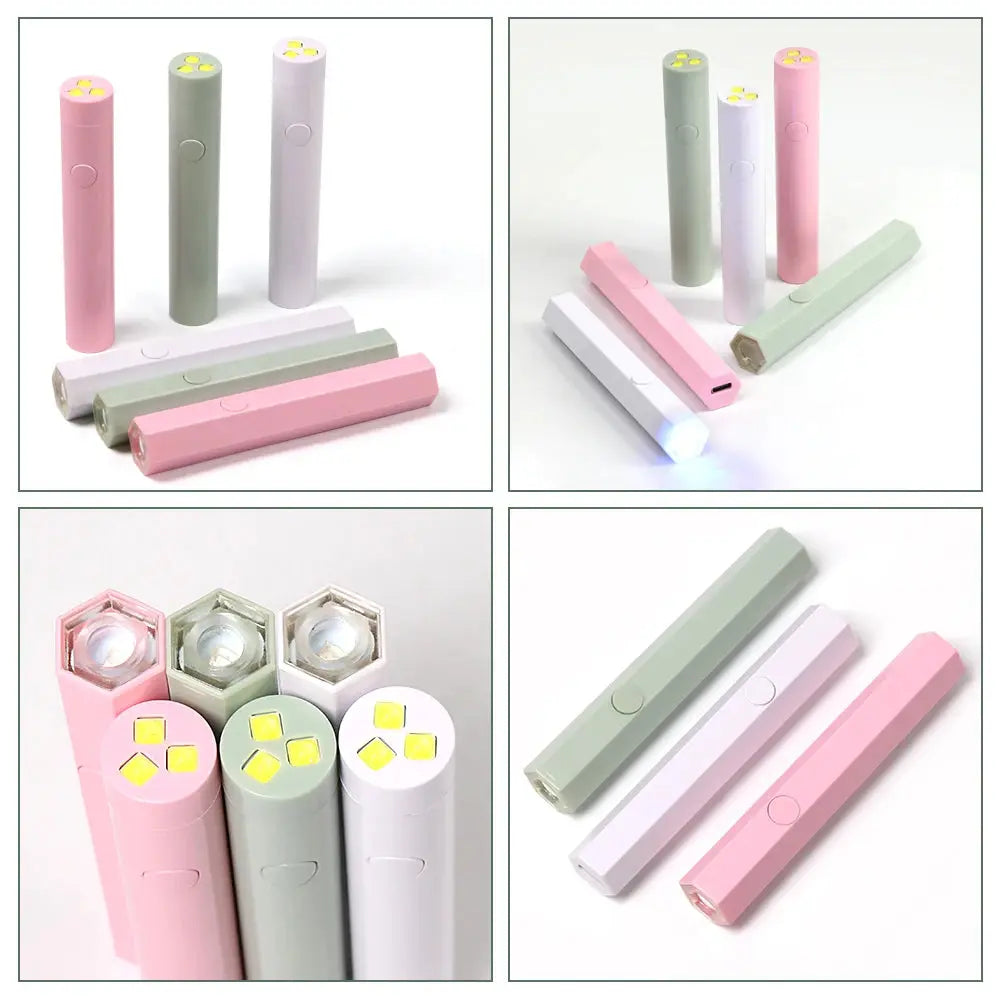 CNHIDS Portable Salon Quick Dry USB Nail Dryer Machine Home Phototherapy Tools Professional UV LED Nail Lamp Mini Flashlight Pen Makeup art