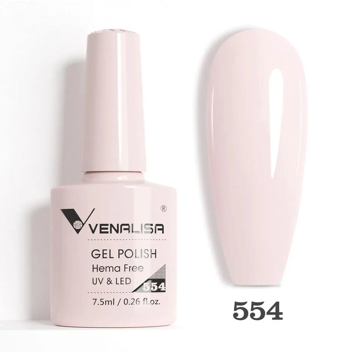 VENALISA 7.5ml Nail Gel Polish VIP5 HEMA Free Semi Permanent Soak off UV LED Nail Gel Varnish Full Coverage Nail Gel Lacquer Makeup art
