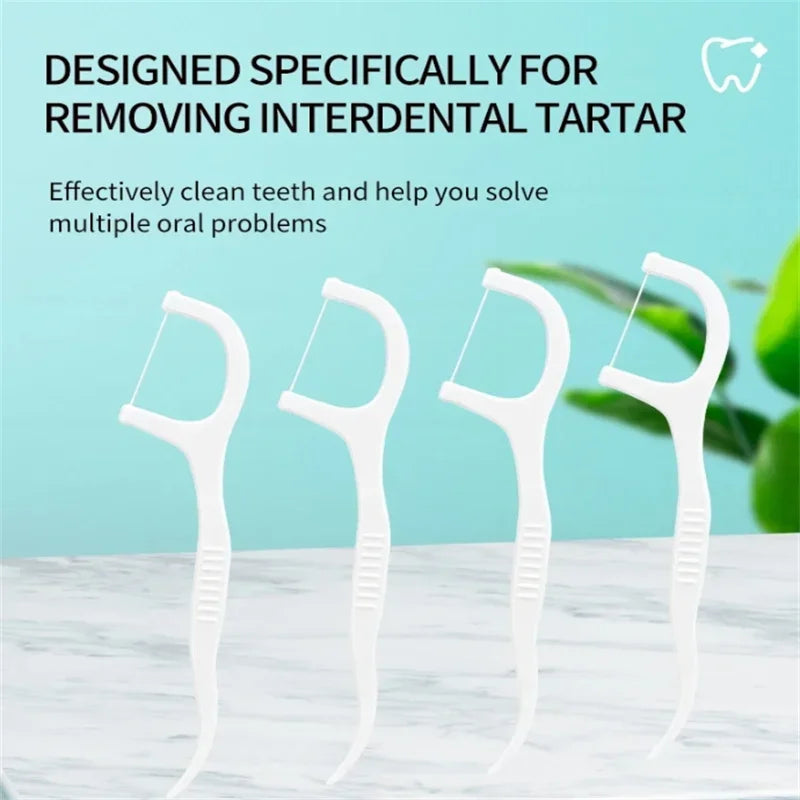 Portable Disposable Dental Floss Box with Toothpicks