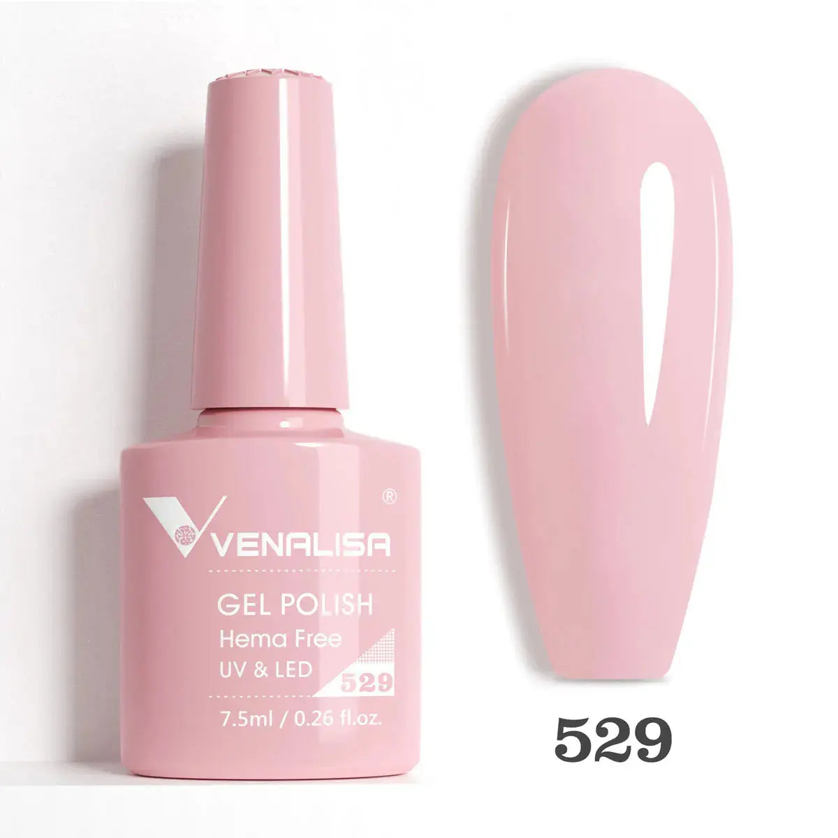VENALISA 7.5ml Nail Gel Polish VIP5 HEMA Free Semi Permanent Soak off UV LED Nail Gel Varnish Full Coverage Nail Gel Lacquer Makeup art