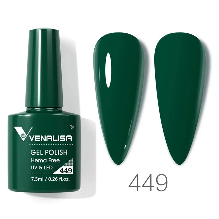 VENALISA 7.5ml Nail Gel Polish VIP5 HEMA Free Semi Permanent Soak off UV LED Nail Gel Varnish Full Coverage Nail Gel Lacquer Makeup art