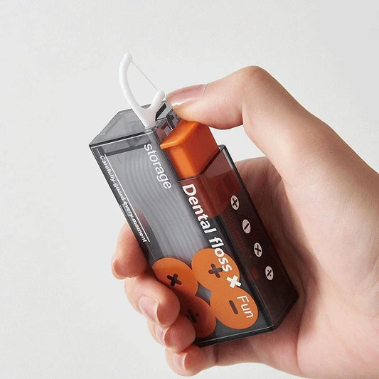 Portable Automatic Floss Dispenser – 10 Picks.