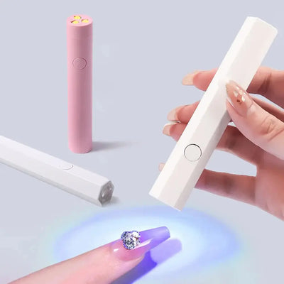 CNHIDS Portable Salon Quick Dry USB Nail Dryer Machine Home Phototherapy Tools Professional UV LED Nail Lamp Mini Flashlight Pen Makeup art