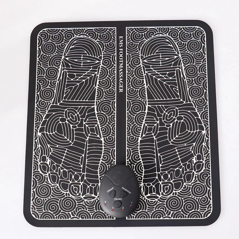 Electric Massage Sole Pad Relieve Sore Feet Leg Cramps Pulse Sole Massager EMS Foot Massager Pad Improve Blood Circulation Makeup art
