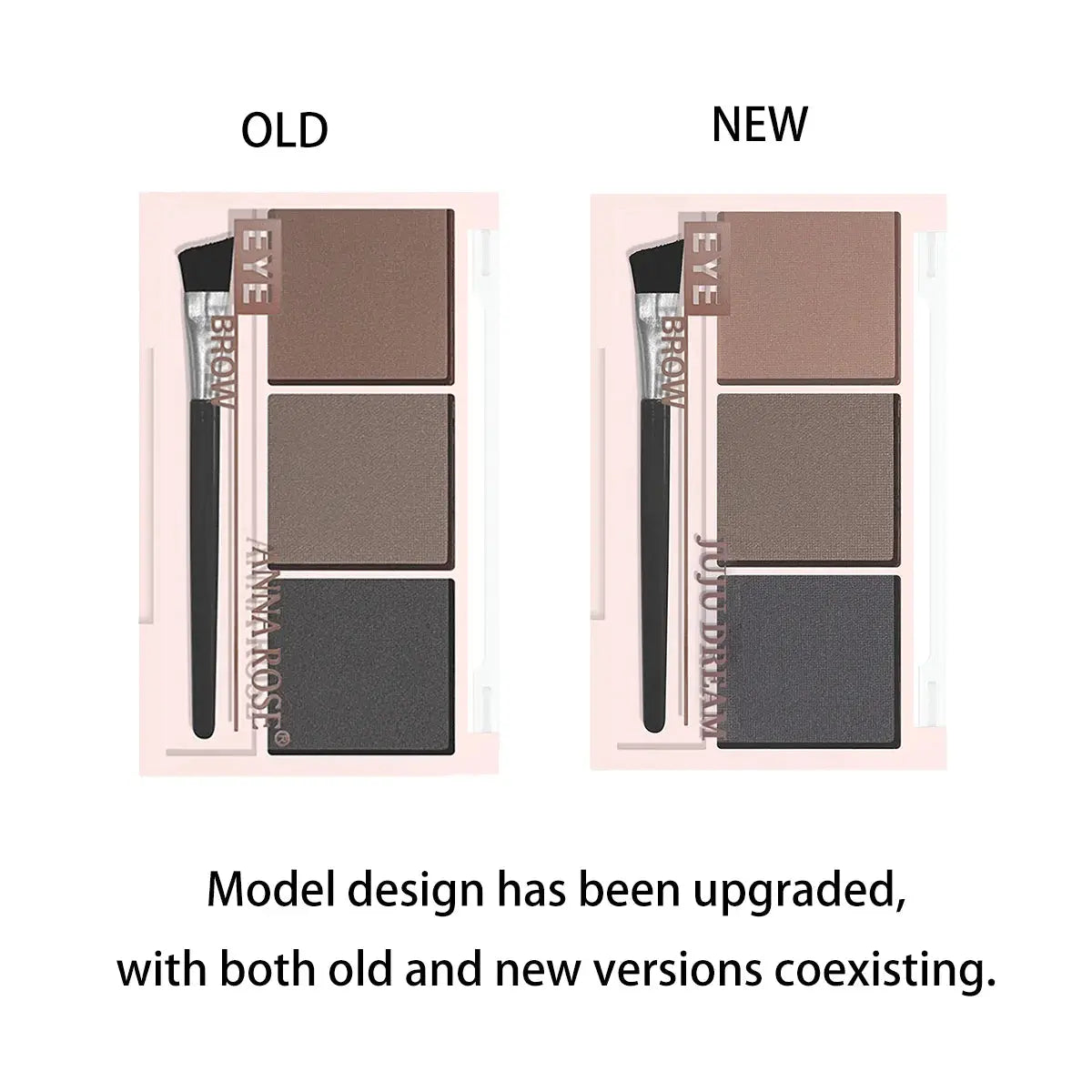 Three-color eyebrow powder shadow three-dimensional eyebrow shape waterproof and sweat-proof natural long-lasting eyebrow powder Makeup art