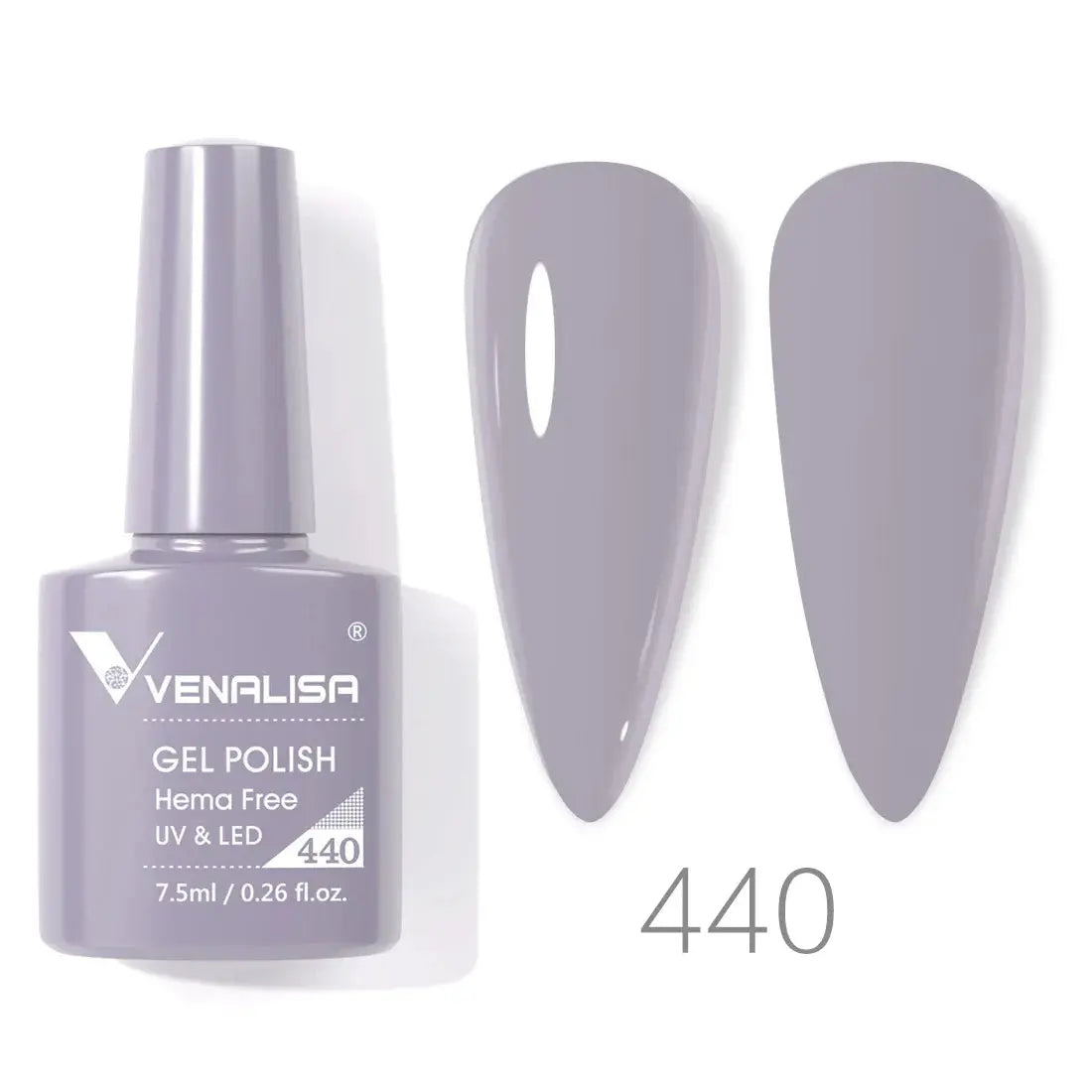 VENALISA 7.5ml Nail Gel Polish VIP5 HEMA Free Semi Permanent Soak off UV LED Nail Gel Varnish Full Coverage Nail Gel Lacquer Makeup art